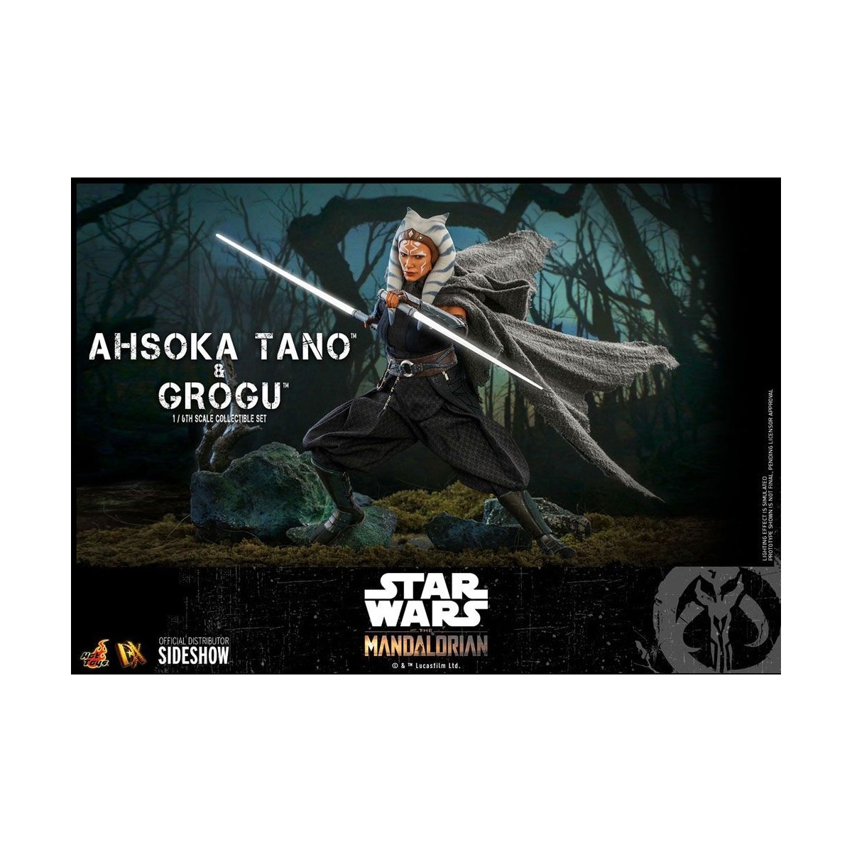 Hot Toys Star Wars - Ahsoka Tano & Grogu- Der Mandalorianer 1/6