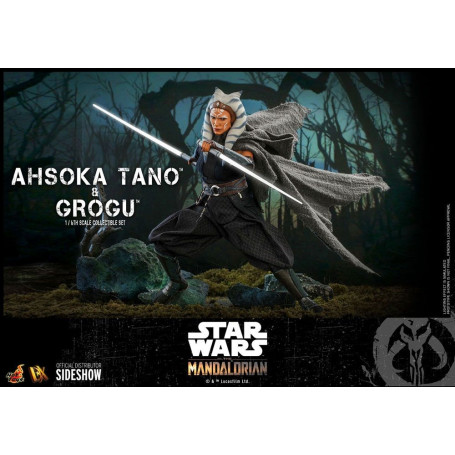 Hot Toys Star Wars - Ahsoka Tano & Grogu- Der Mandalorianer 1/6