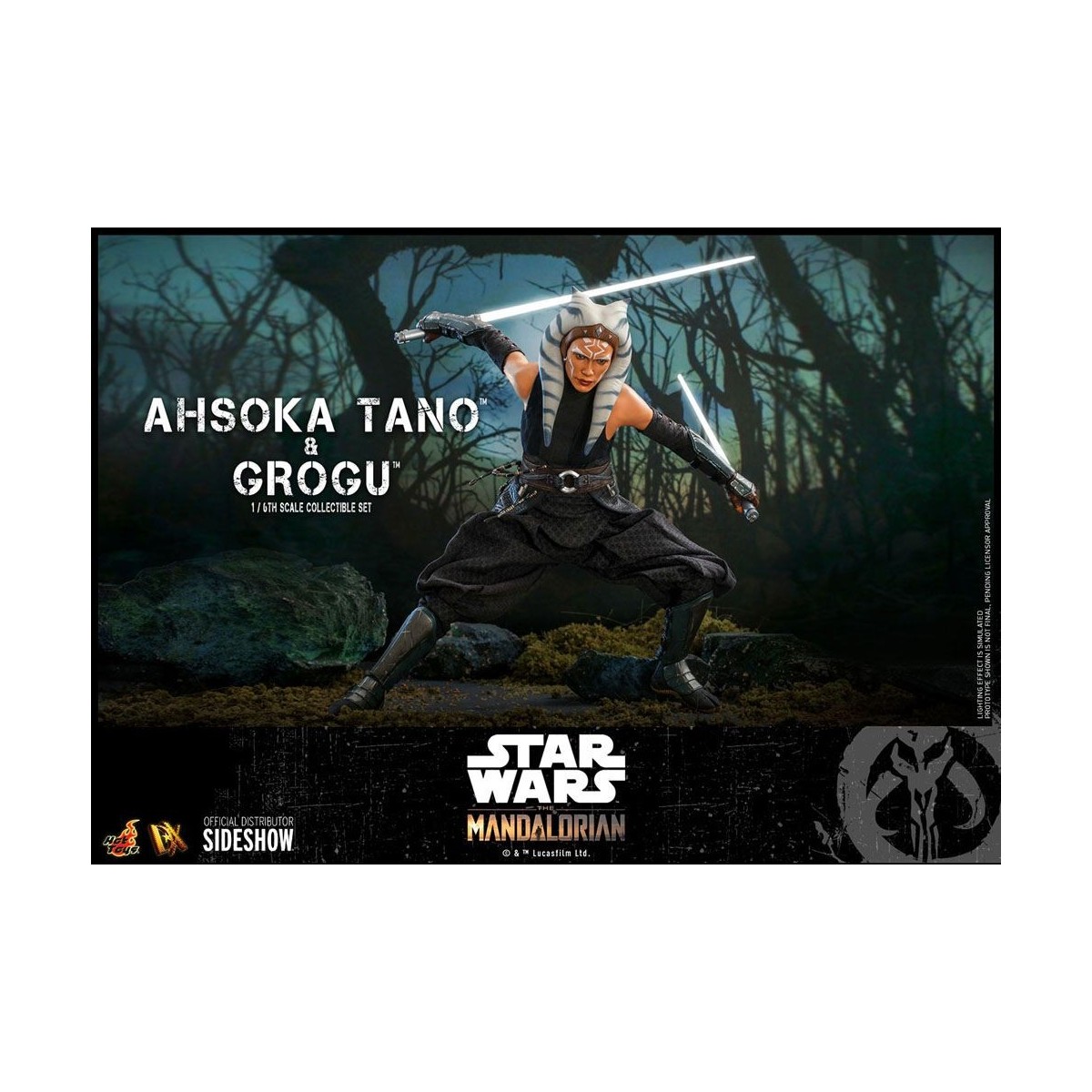 Hot Toys Star Wars - Ahsoka Tano & Grogu- Der Mandalorianer 1/6