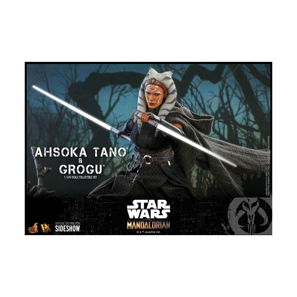 Hot Toys Star Wars - Ahsoka Tano & Grogu- Der Mandalorianer 1/6