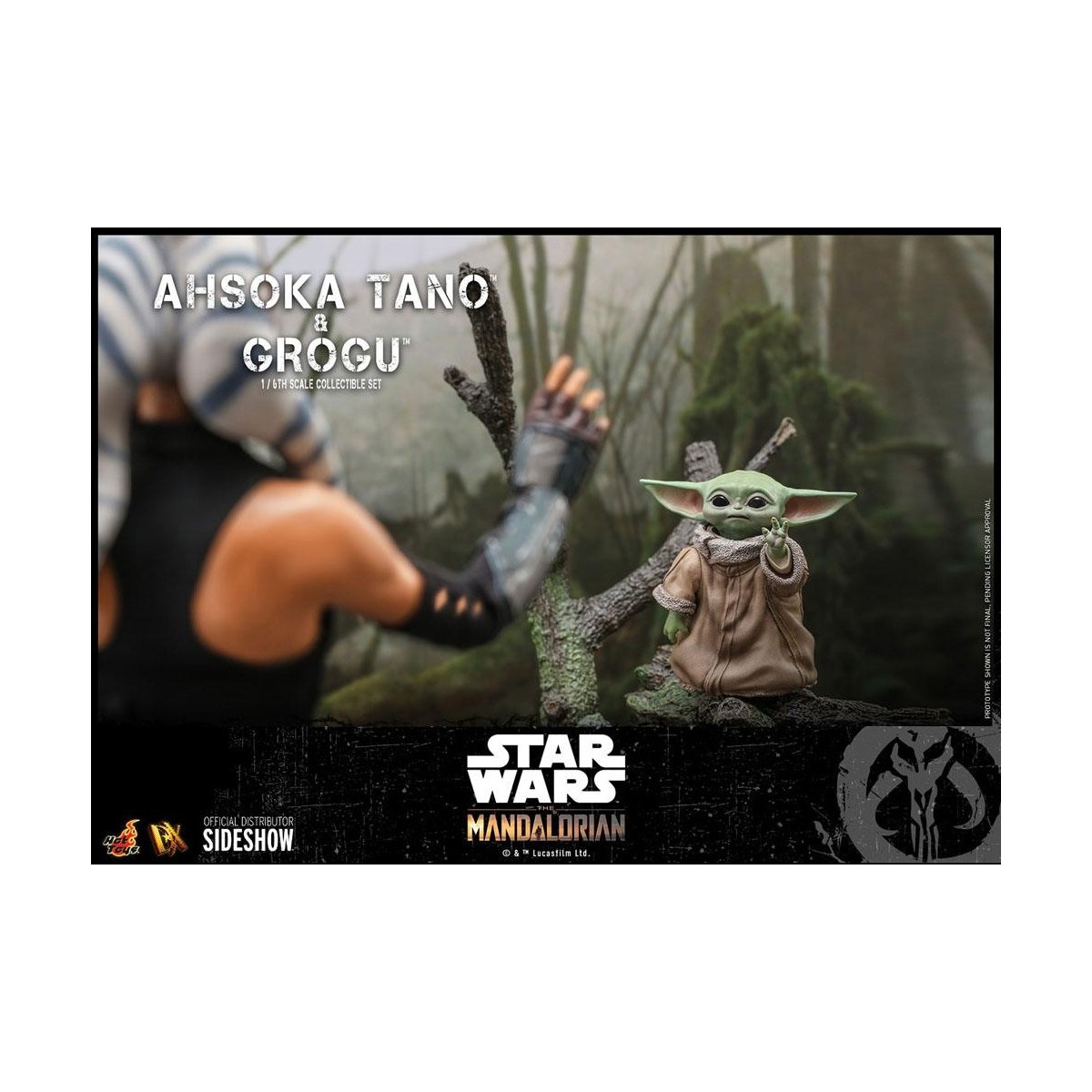 Hot Toys Star Wars - Ahsoka Tano & Grogu- Der Mandalorianer 1/6