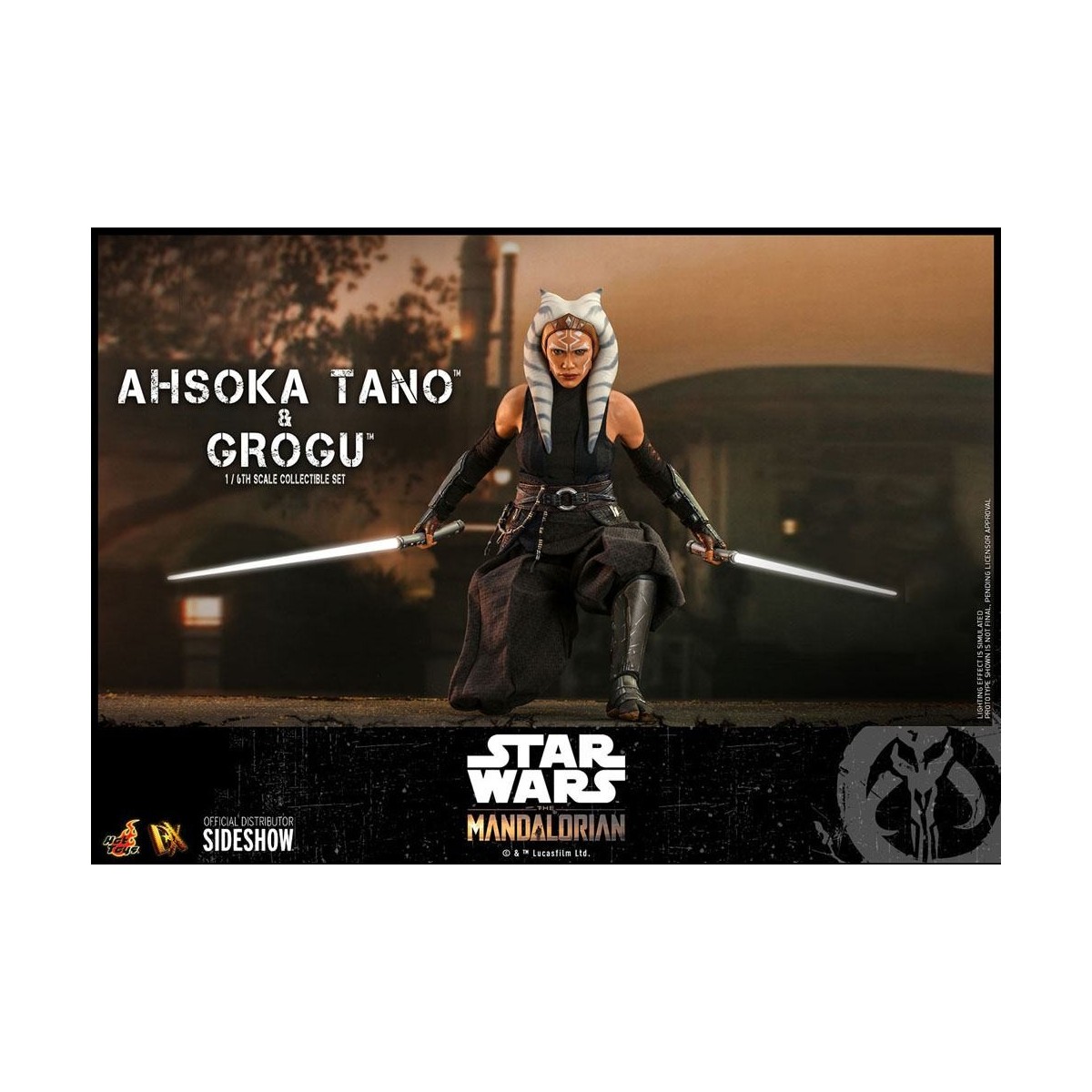 Hot Toys Star Wars - Ahsoka Tano & Grogu- Der Mandalorianer 1/6