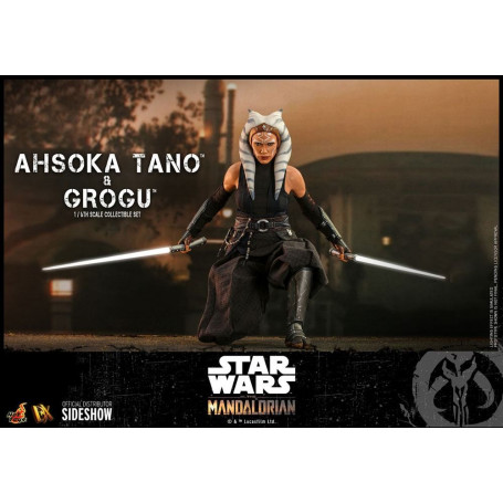 Hot Toys Star Wars - Ahsoka Tano & Grogu- Der Mandalorianer 1/6