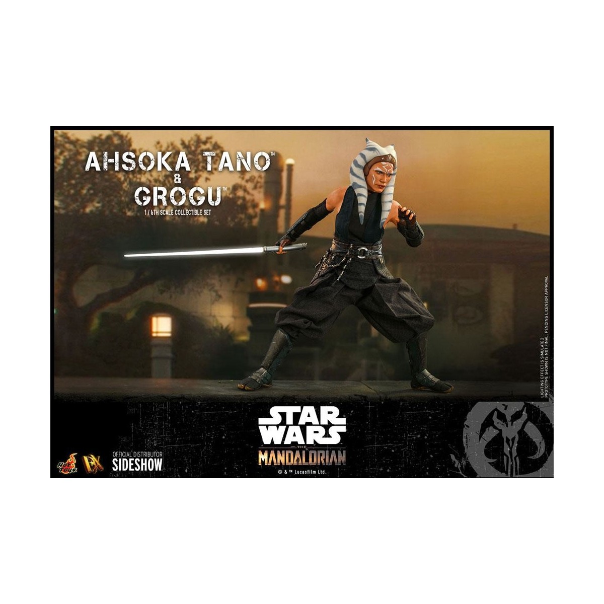 Hot Toys Star Wars - Ahsoka Tano & Grogu- Der Mandalorianer 1/6