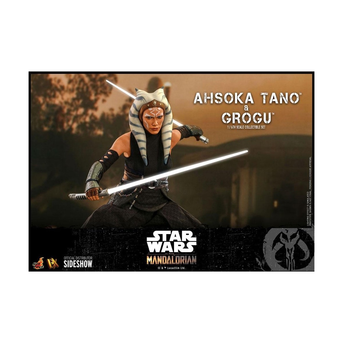 Hot Toys Star Wars - Ahsoka Tano & Grogu- Der Mandalorianer 1/6