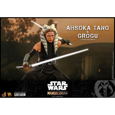 Hot Toys Star Wars - Ahsoka Tano & Grogu- Der Mandalorianer 1/6