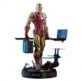 Hot Toys - Iron Man Deluxe Version - Marvel The Origins Collection Comic Masterpiece Figur 1/6