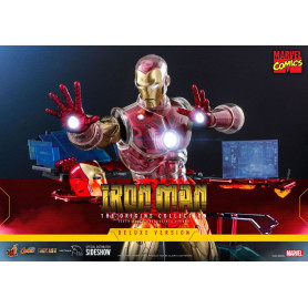 Hot Toys - Iron Man Deluxe Version - Marvel The Origins Collection Comic Masterpiece Figur 1/6