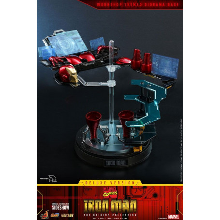 Hot Toys - Iron Man Deluxe Version - Marvel The Origins Collection Comic Masterpiece Figur 1/6