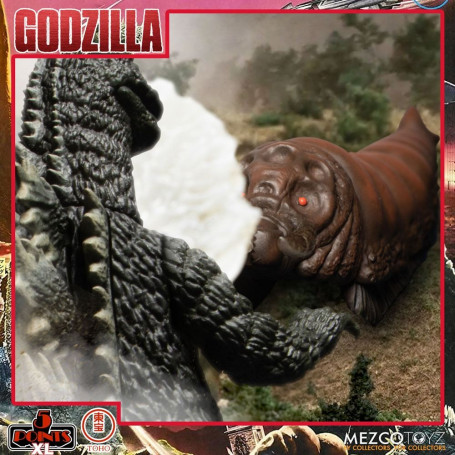 Mezco 5 Punkte XL Deluxe Box Set Runde 1 - Godzilla: Die Invasoren greifen an