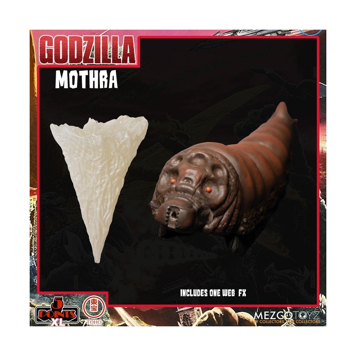 Mezco 5 Punkte XL Deluxe Box Set Runde 1 - Godzilla: Die Invasoren greifen an