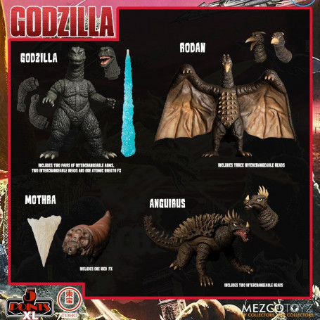 Mezco 5 Punkte XL Deluxe Box Set Runde 1 - Godzilla: Die Invasoren greifen an