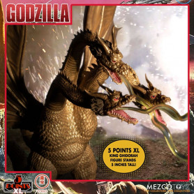 Mezco 5 Punkte XL Deluxe Box Set Runde 2 - Godzilla: Invaders Attack