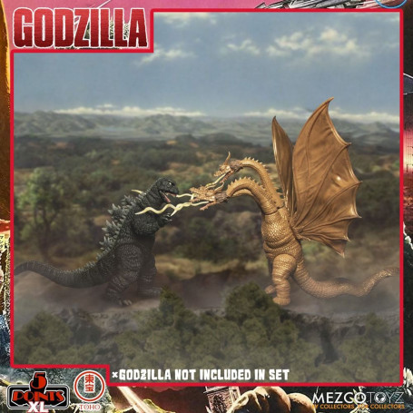 Mezco 5 Punkte XL Deluxe Box Set Runde 2 - Godzilla: Invaders Attack