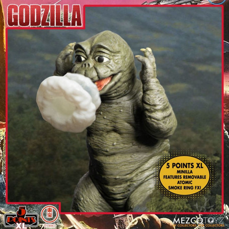 Mezco 5 Punkte XL Deluxe Box Set Runde 2 - Godzilla: Invaders Attack