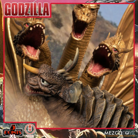 Mezco 5 Punkte XL Deluxe Box Set Runde 2 - Godzilla: Invaders Attack