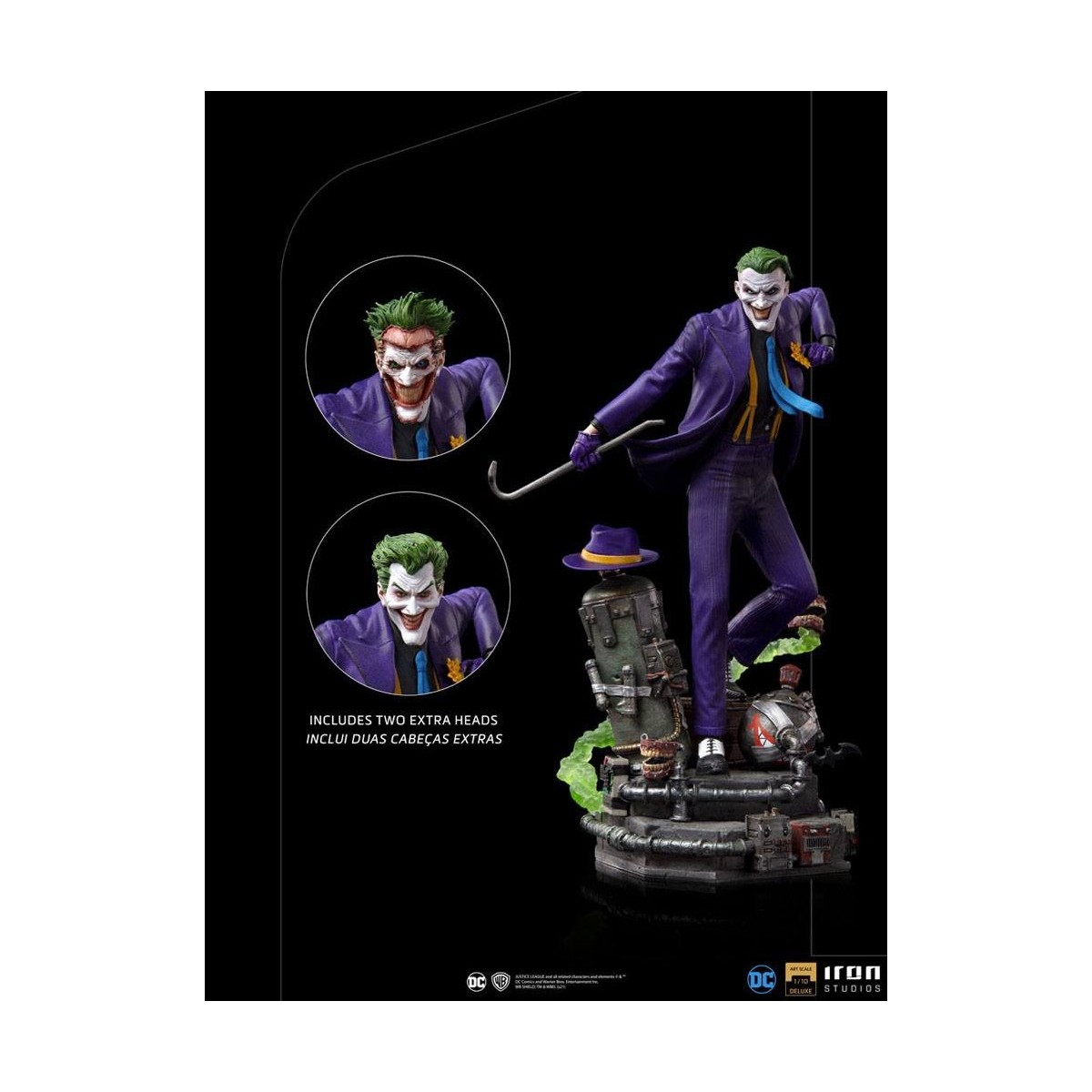Iron Studios - Der Joker - Deluxe Art Scale 1/10