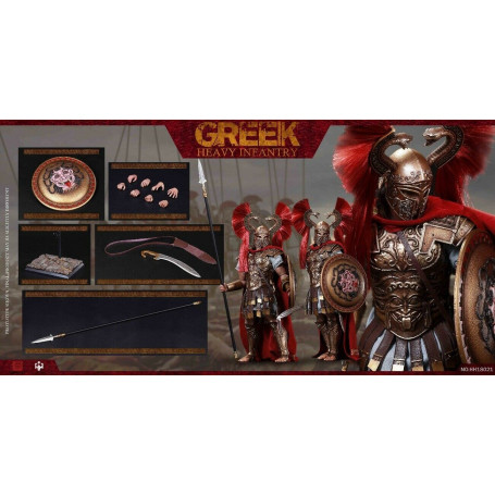 HHMODEL & HAOYUTOYS - Kaiserliche Armee - Griechische Schwere Infanterie 1/6