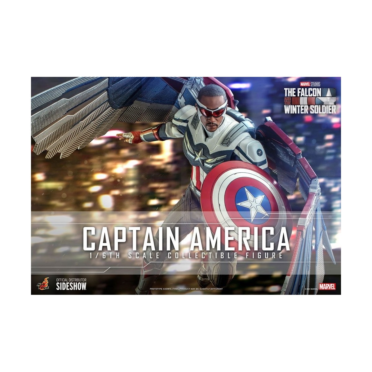 Hot Toys Marvel - Captain America 1/6 - Der Falke und der Wintersoldat