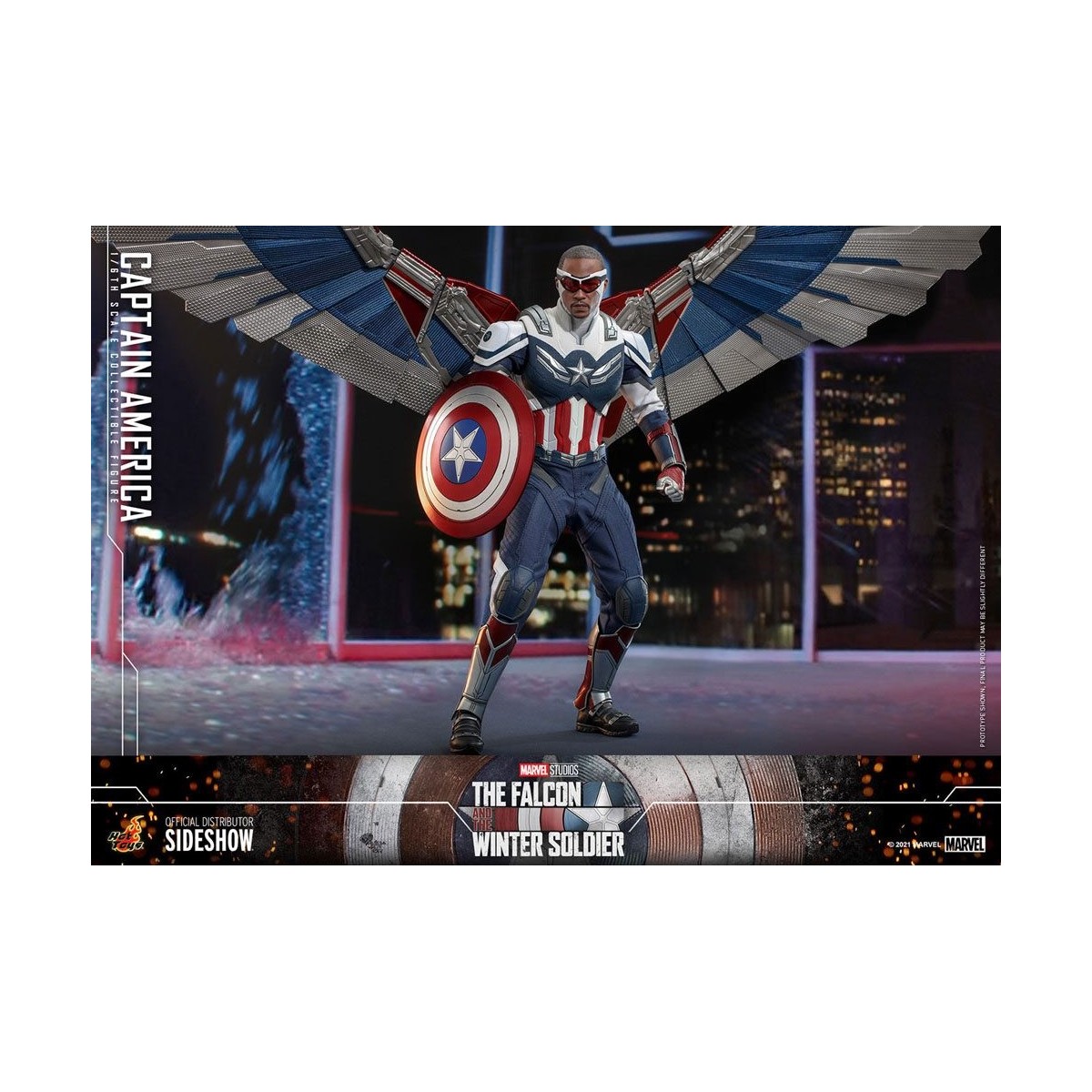 Hot Toys Marvel - Captain America 1/6 - Der Falke und der Wintersoldat