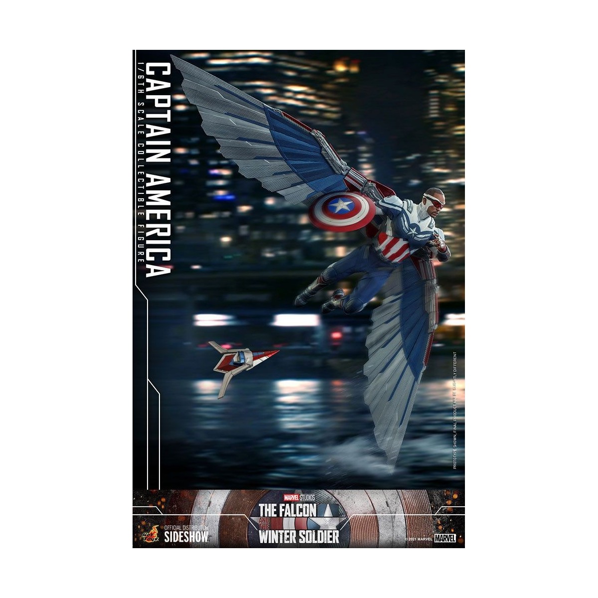 Hot Toys Marvel - Captain America 1/6 - Der Falke und der Wintersoldat