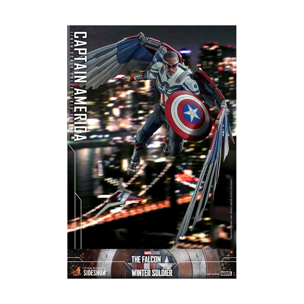 Hot Toys Marvel - Captain America 1/6 - Der Falke und der Wintersoldat