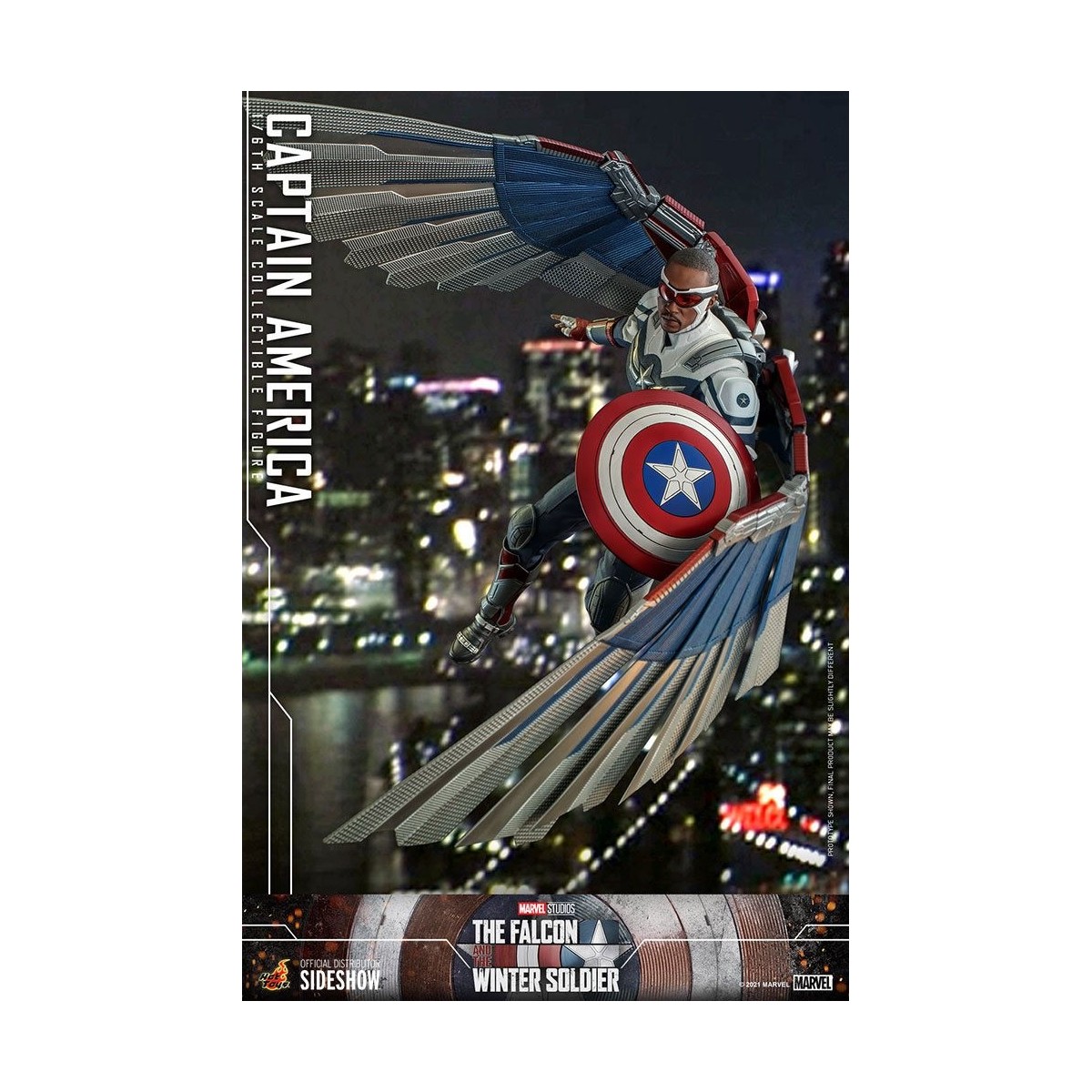Hot Toys Marvel - Captain America 1/6 - Der Falke und der Wintersoldat