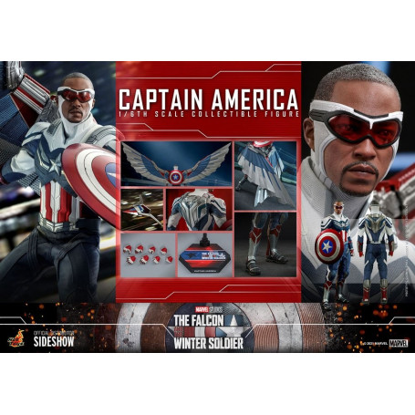Hot Toys Marvel - Captain America 1/6 - Der Falke und der Wintersoldat