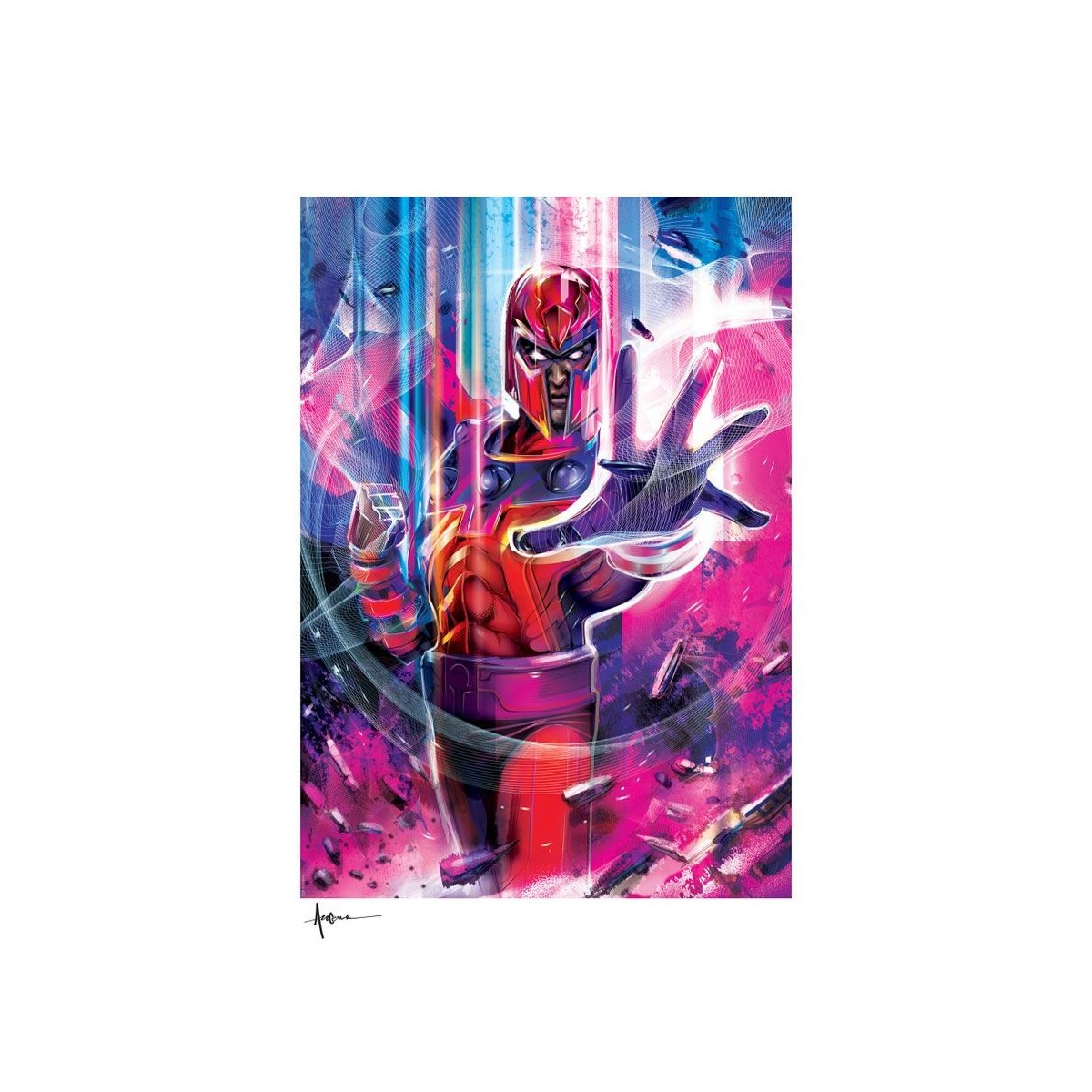 Marvel Druck - Kunstdruck Magneto - 46 x 61 cm - ungerahmt