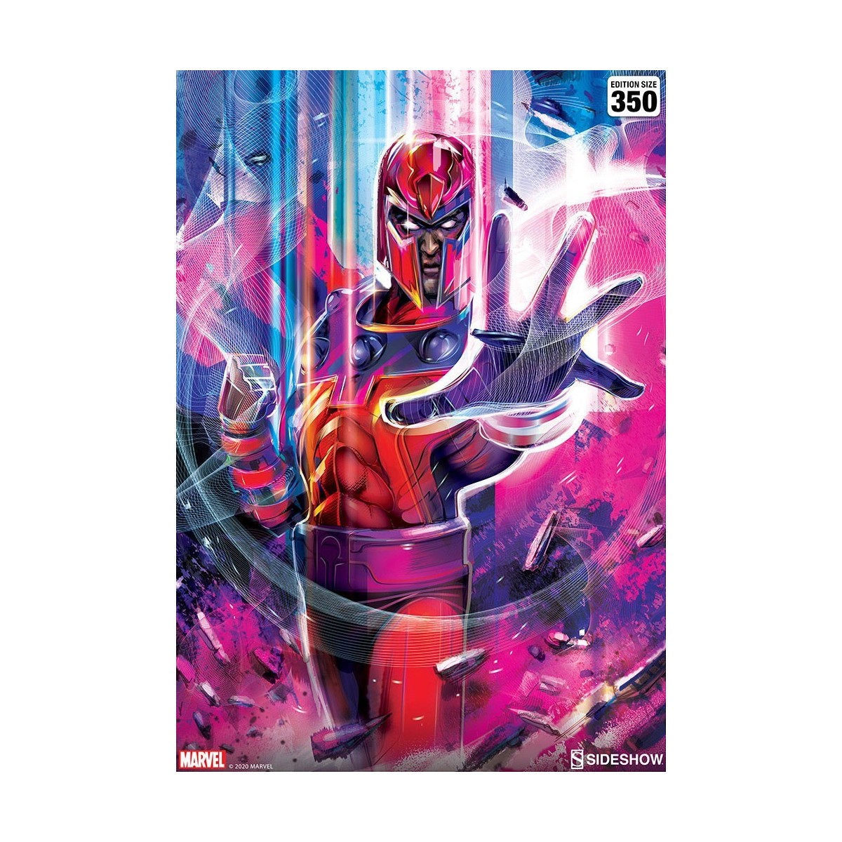 Marvel Druck - Kunstdruck Magneto - 46 x 61 cm - ungerahmt