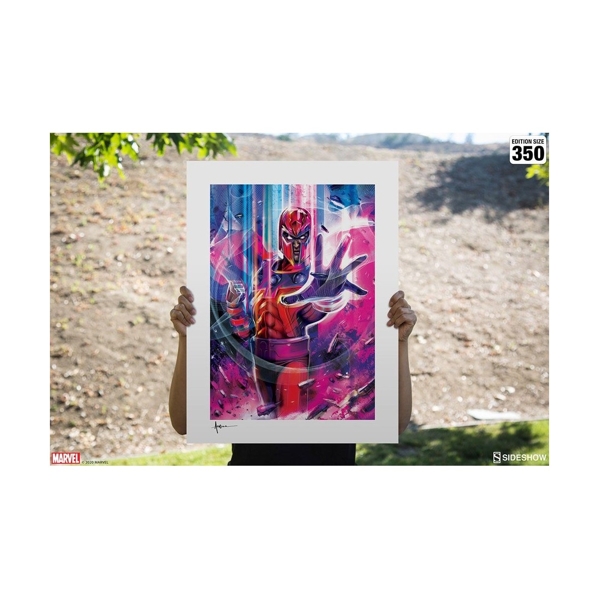 Marvel Druck - Kunstdruck Magneto - 46 x 61 cm - ungerahmt