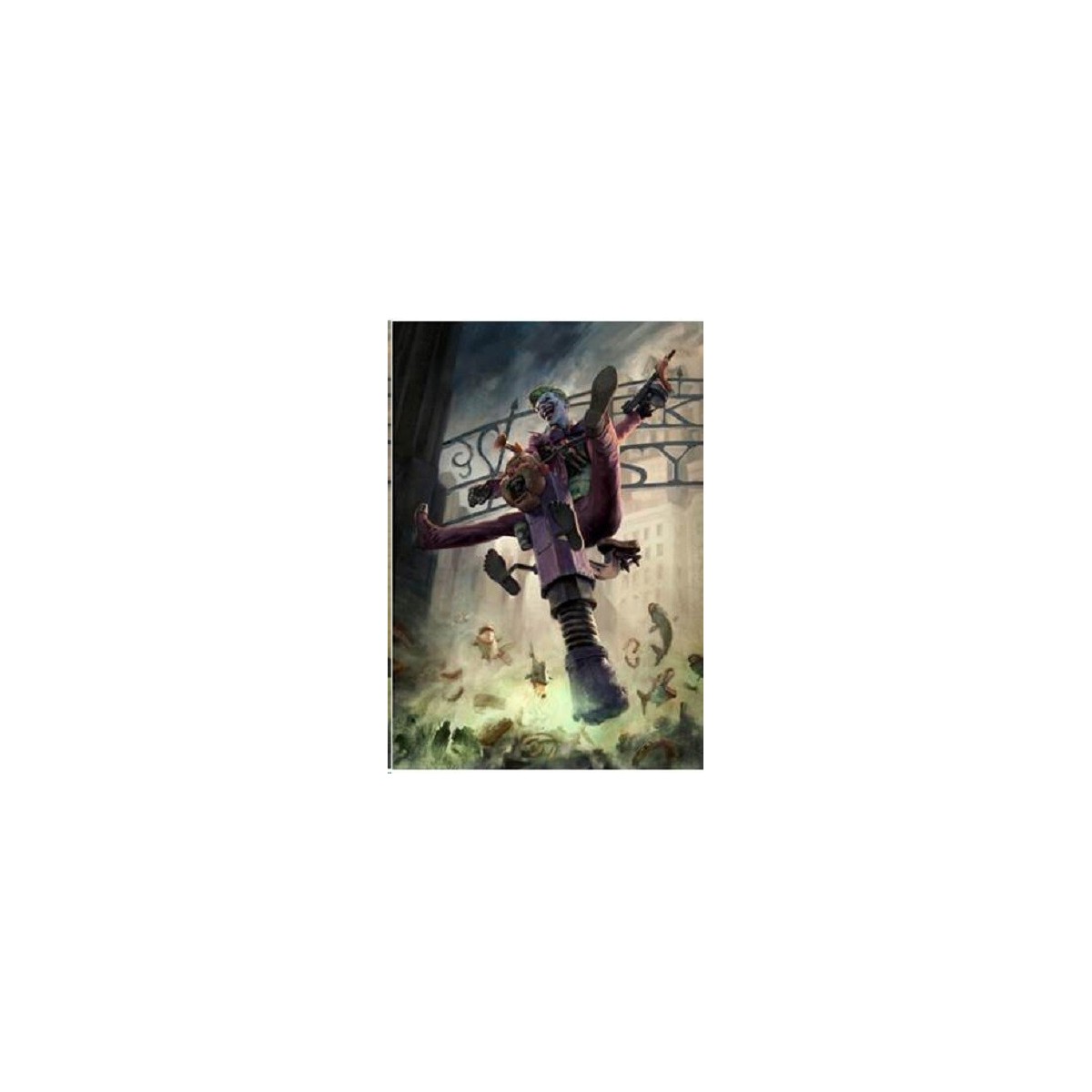 DC Comics Druck - Kunstdruck The Joker Arkham Asylum - 46 x 61 cm - ungerahmt