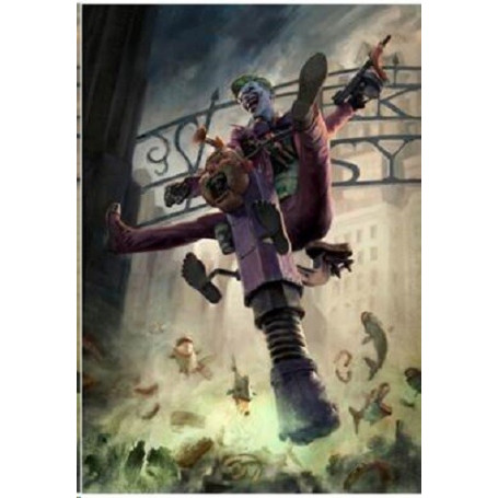 DC Comics Druck - Kunstdruck The Joker Arkham Asylum - 46 x 61 cm - ungerahmt