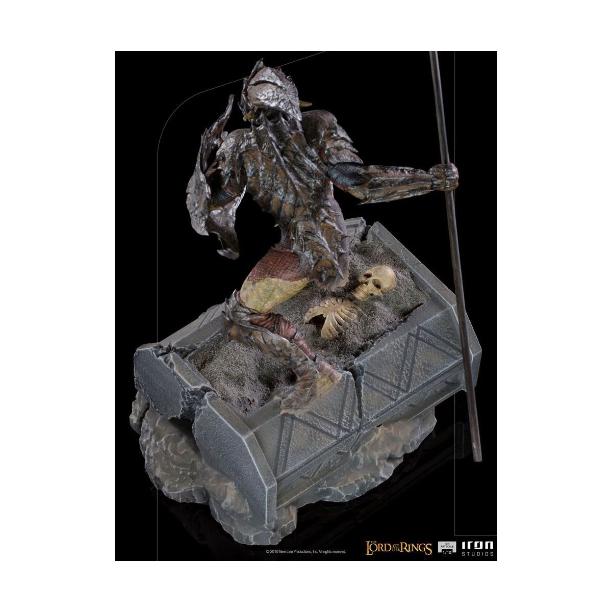 IRON STUDIOS - Gepanzerter Ork BDS Art Scale 1/10 - Herr der Ringe