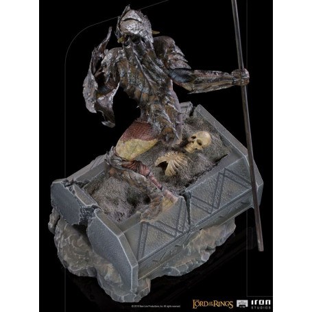 IRON STUDIOS - Gepanzerter Ork BDS Art Scale 1/10 - Herr der Ringe