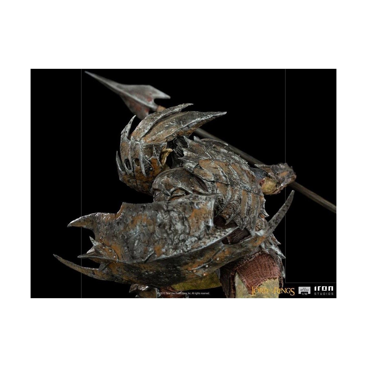 IRON STUDIOS - Gepanzerter Ork BDS Art Scale 1/10 - Herr der Ringe