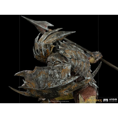 IRON STUDIOS - Gepanzerter Ork BDS Art Scale 1/10 - Herr der Ringe