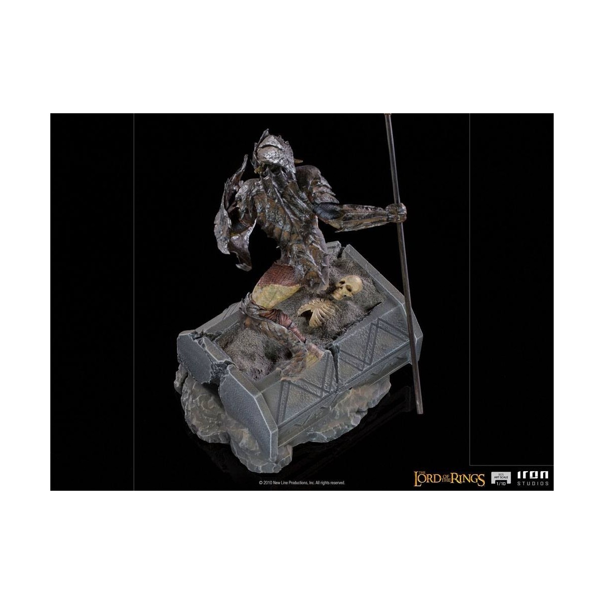 IRON STUDIOS - Gepanzerter Ork BDS Art Scale 1/10 - Herr der Ringe