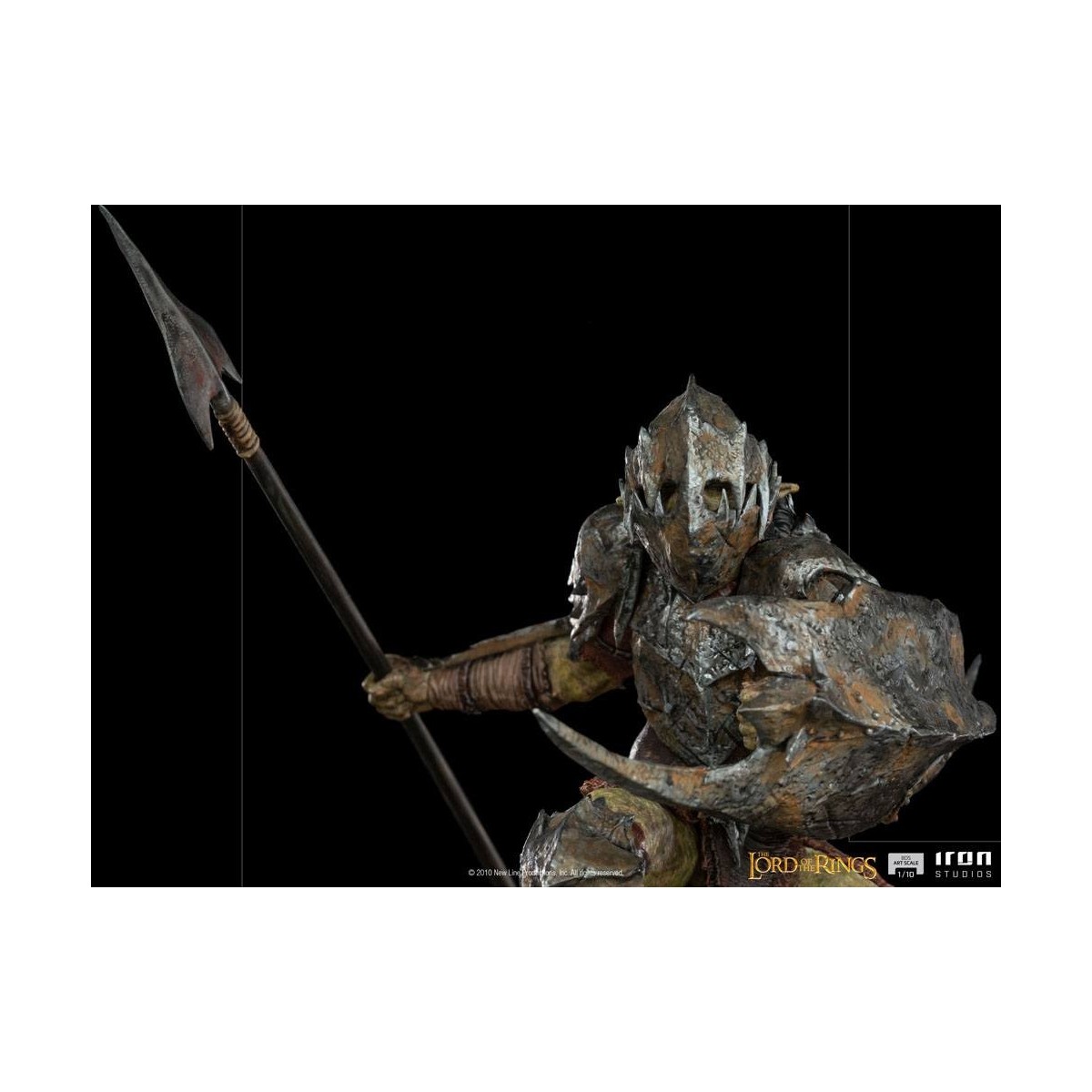 IRON STUDIOS - Gepanzerter Ork BDS Art Scale 1/10 - Herr der Ringe