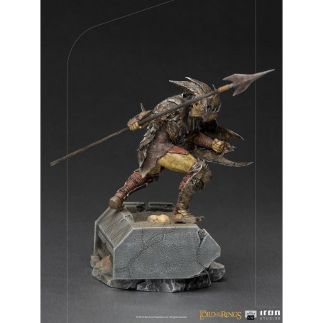 IRON STUDIOS - Gepanzerter Ork BDS Art Scale 1/10 - Herr der Ringe