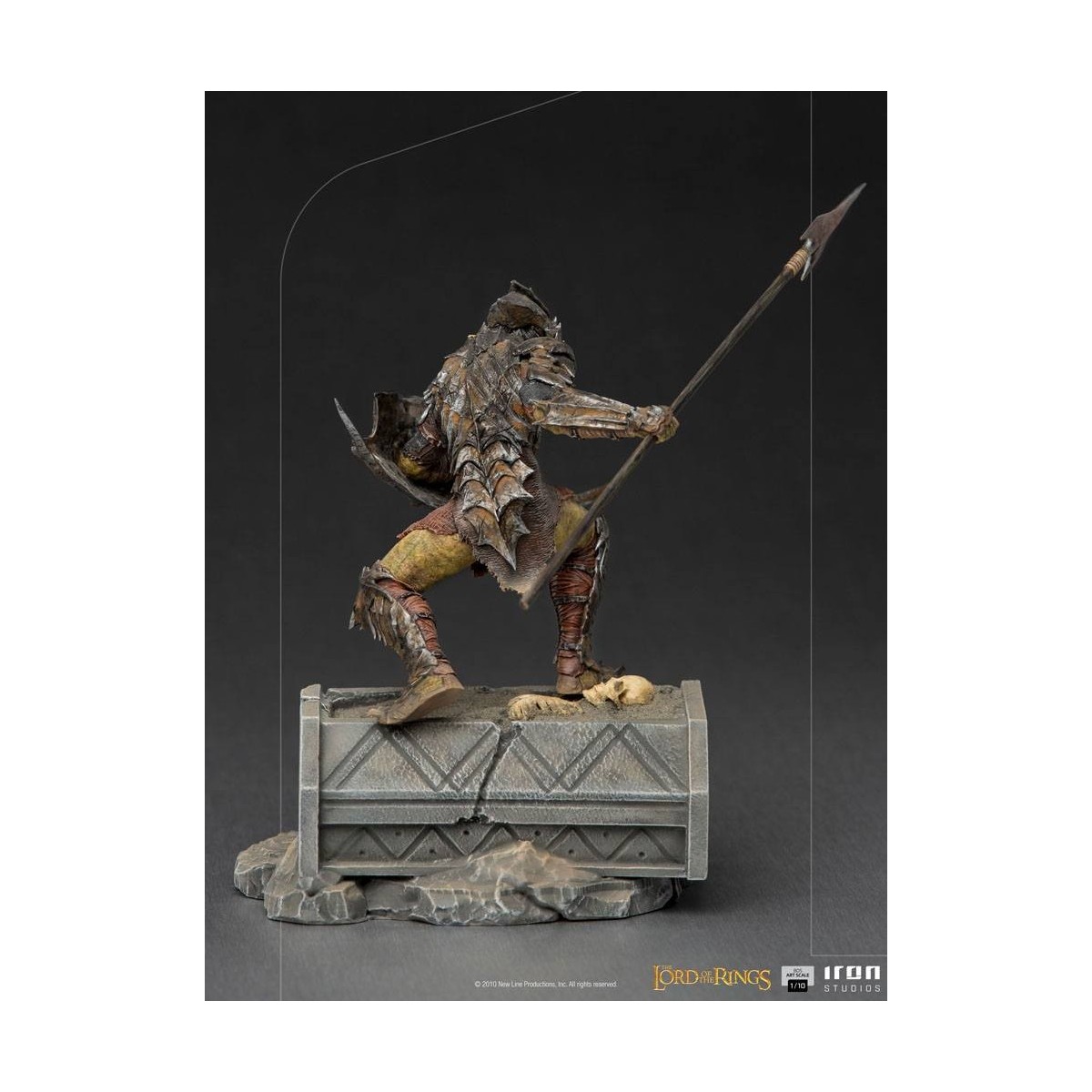 IRON STUDIOS - Gepanzerter Ork BDS Art Scale 1/10 - Herr der Ringe