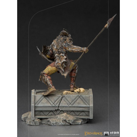 IRON STUDIOS - Gepanzerter Ork BDS Art Scale 1/10 - Herr der Ringe