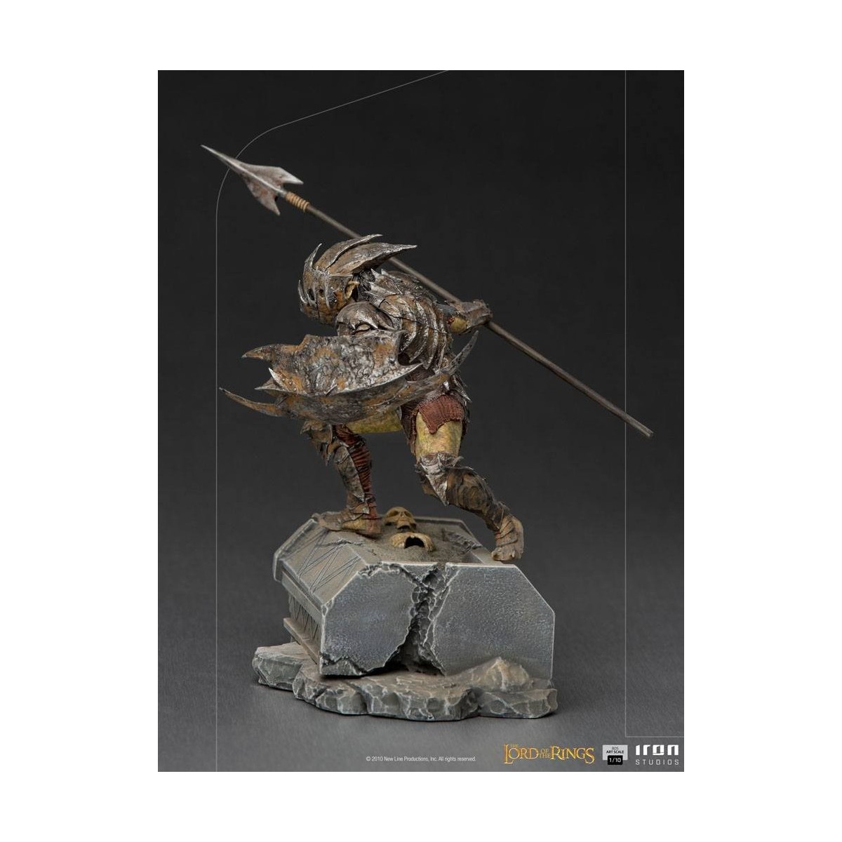 IRON STUDIOS - Gepanzerter Ork BDS Art Scale 1/10 - Herr der Ringe