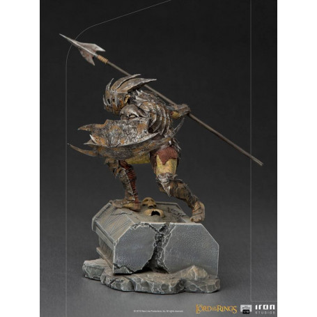 IRON STUDIOS - Gepanzerter Ork BDS Art Scale 1/10 - Herr der Ringe