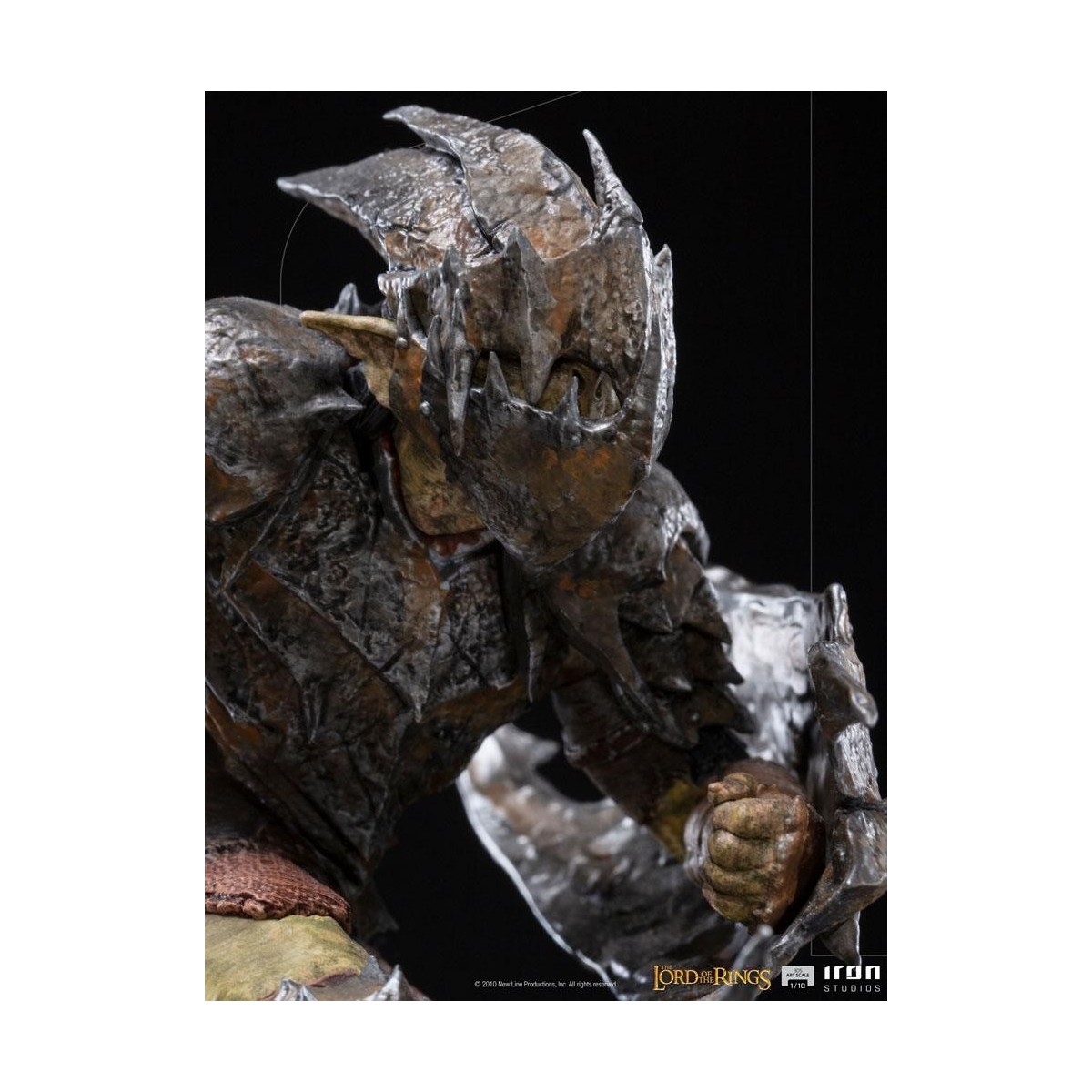 IRON STUDIOS - Gepanzerter Ork BDS Art Scale 1/10 - Herr der Ringe