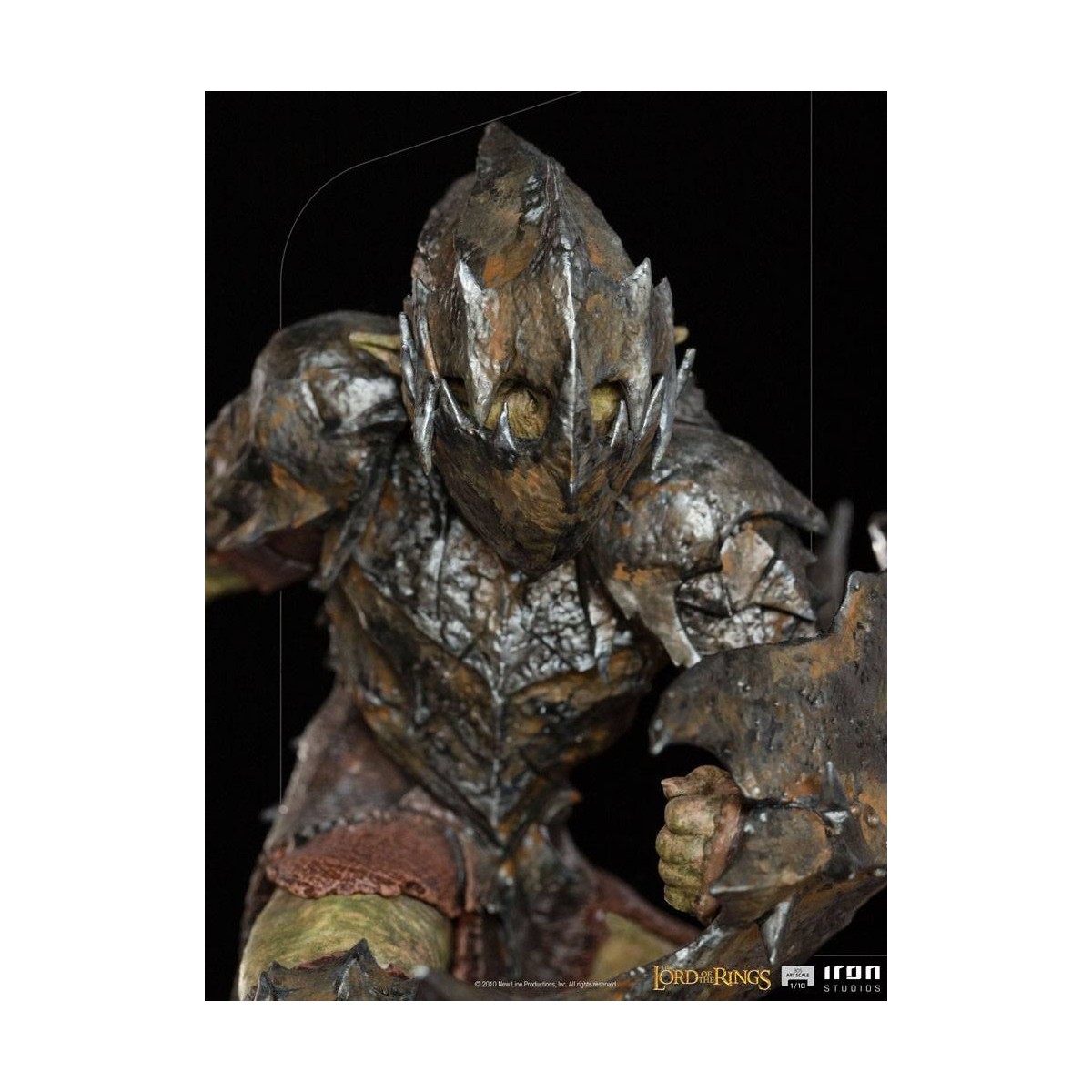 IRON STUDIOS - Gepanzerter Ork BDS Art Scale 1/10 - Herr der Ringe