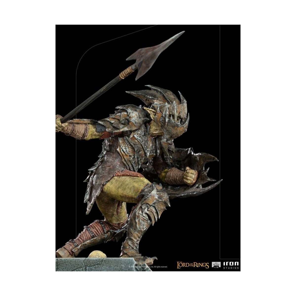 IRON STUDIOS - Gepanzerter Ork BDS Art Scale 1/10 - Herr der Ringe
