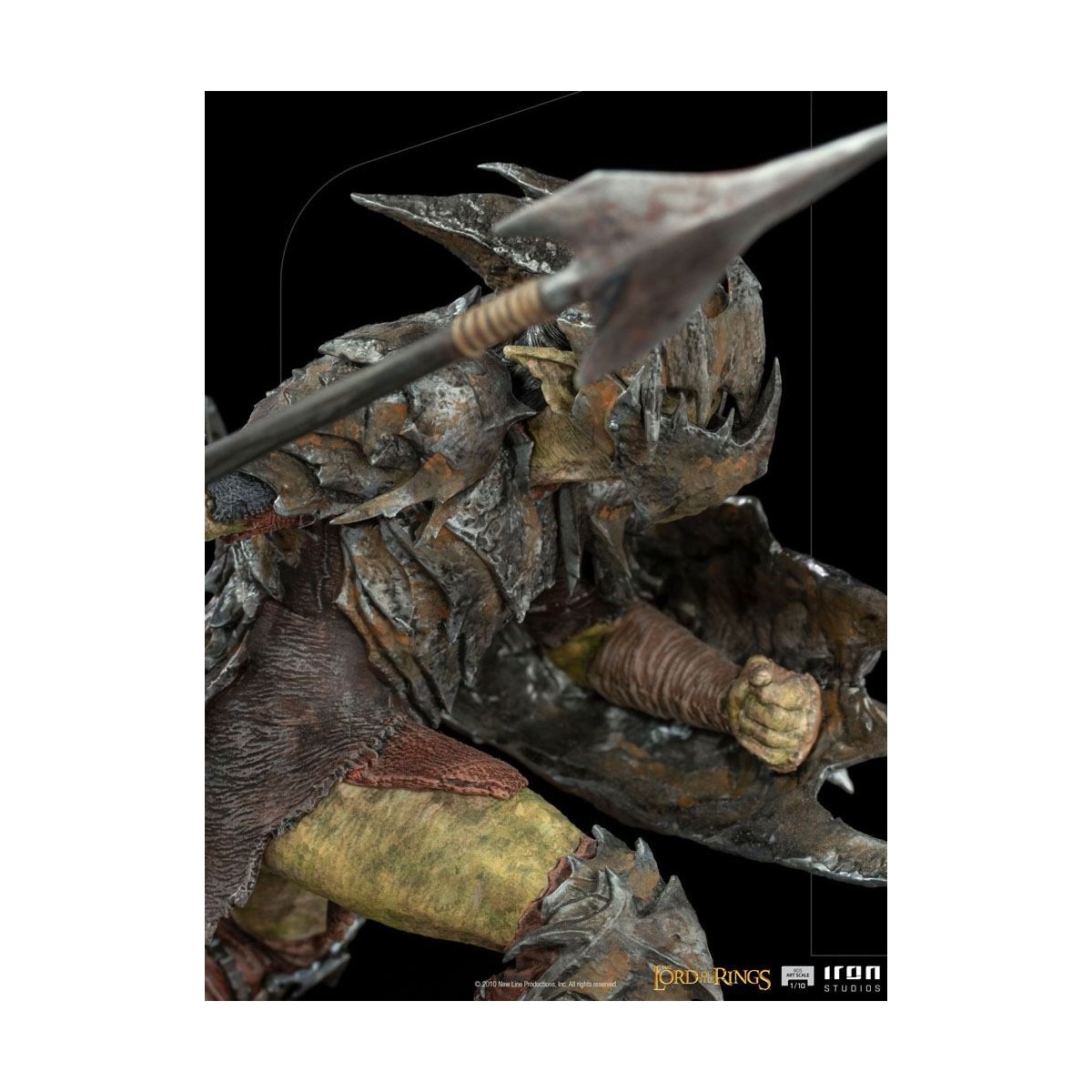 IRON STUDIOS - Gepanzerter Ork BDS Art Scale 1/10 - Herr der Ringe