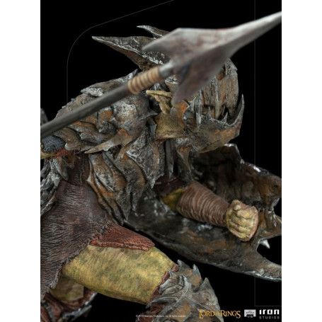 IRON STUDIOS - Gepanzerter Ork BDS Art Scale 1/10 - Herr der Ringe