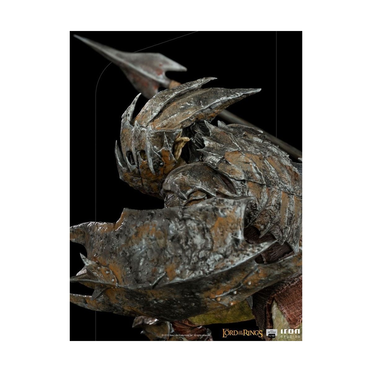 IRON STUDIOS - Gepanzerter Ork BDS Art Scale 1/10 - Herr der Ringe